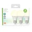 Nedis LED-lamp set | 3 stuks | warm wit | E27 | A60 | 11W