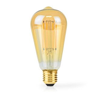 Nedis Nedis LED-filamentlamp | extra warm wit | dimbaar | E27 | ST64 | 4,9W