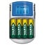 Varta LCD Charger batterijenlader | AA/AAA | incl. 4x AA (HR6) | 2600 mAh