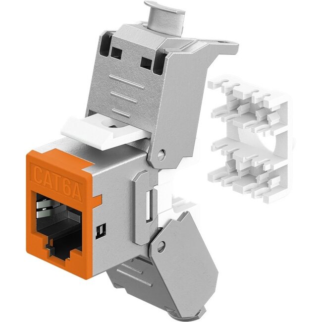 Goobay Keystone Module RJ45 CAT 6A, STP, Slim