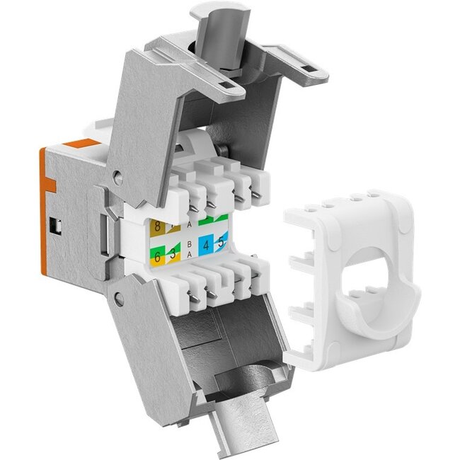 Goobay Keystone Module RJ45 CAT 6A, STP, Slim