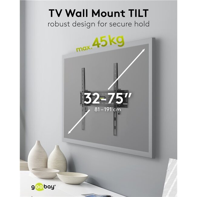 Goobay TV Wall Mount TILT (L)