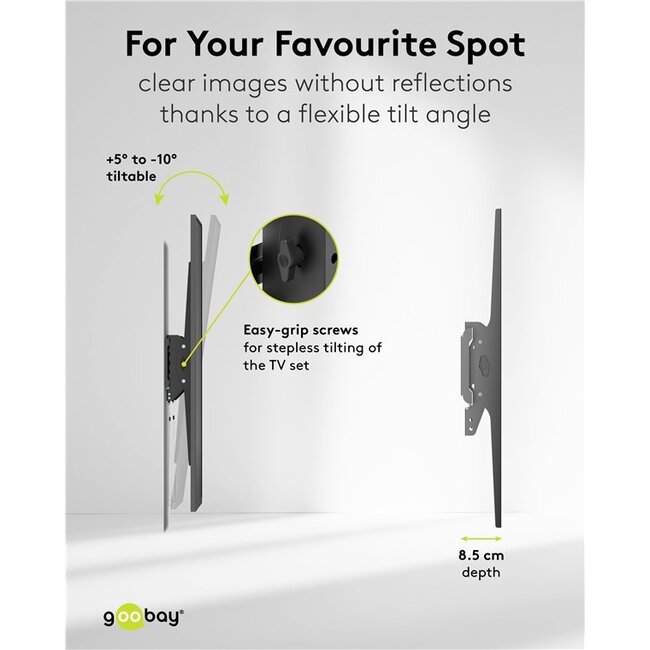 Goobay TV Wall Mount TILT (XL)