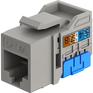 Goobay Goobay Keystone Module RJ45 CAT 6A, UTP, Slim & Short