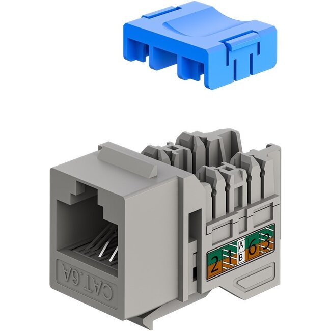 Goobay Keystone Module RJ45 CAT 6A, UTP, Slim & Short