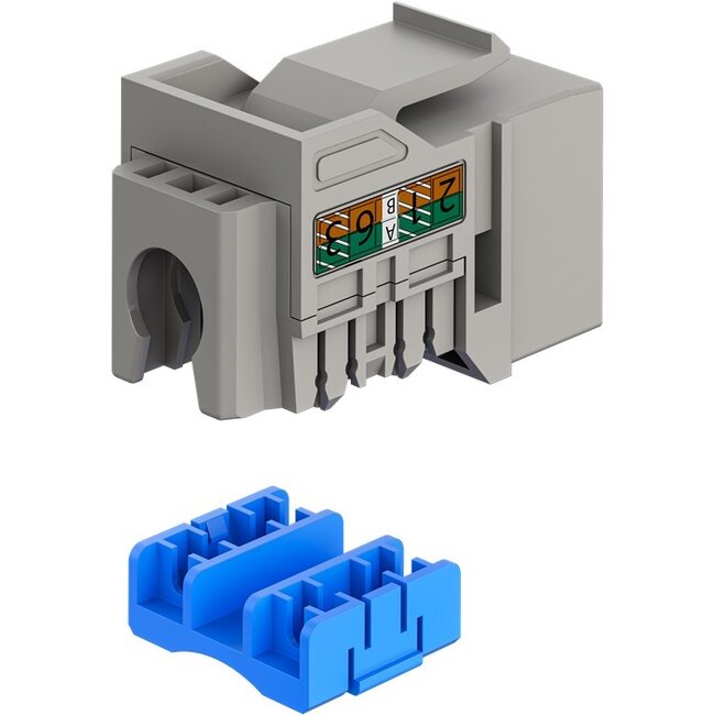 Goobay Keystone Module RJ45 CAT 6A, UTP, Slim & Short