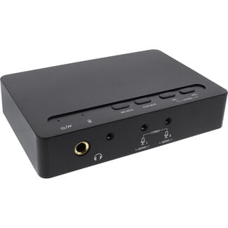 InLine® InLine® USB 2.0 SoundBox 7.1, 48KHz / 16-bit, met Toslink Digital IN / OUT