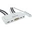 InLine® 4-Poorts Kabel KVM Switch, DVI-D, USB, met audio