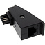 InLine® TAE-F adapter, TAE-F male naar RJ45 female, 8P2C voor Fritzbox