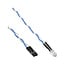 InLine® HDD LED / Power LED voor aansluiting op moederbord, blauw, 5mm, 0,8m