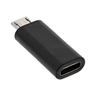 InLine® InLine® USB 2.0 adapter, Micro-USB male naar USB-C female
