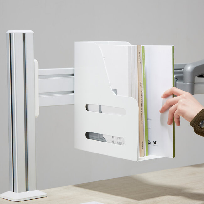 InLine® Slatwall documentenopbergsysteem, wit