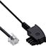 InLine® TAE-F kabel voor DSL-splitter, TAE-F ST naar Western 6/2 DEC ST, 2m