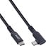 InLine® USB 3.2 Gen.1-kabel, USB-C-male/male schuin voor VR, zwart, 5m
