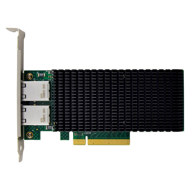 InLine® Dual 10-Gigabit netwerkkaart, 2x RJ45 10Gb/s, PCIe x8
