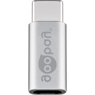 Goobay Goobay USB-C (m) - Micro USB (v) adapter | USB2.0 | 10W | zilver