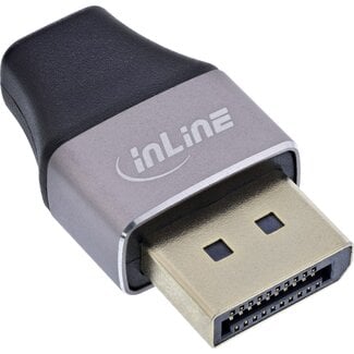InLine InLine DisplayPort - Mini DisplayPort adapter | DP1.4 (8K 60Hz) | HBR3 | aluminium