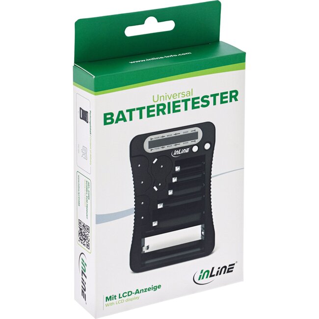 InLine batterijentester | LCD display