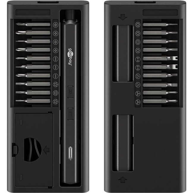 Goobay elektrische precisie-schroevendraaierset | 20 bits