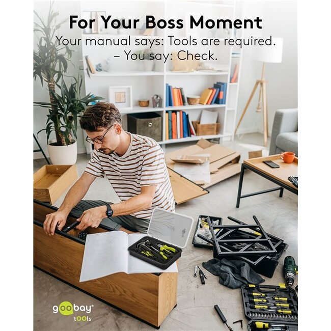 Goobay basis gereedschapsset | 26-delig