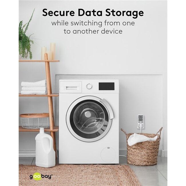 Goobay energieverbruiksmeter | uitgebreid