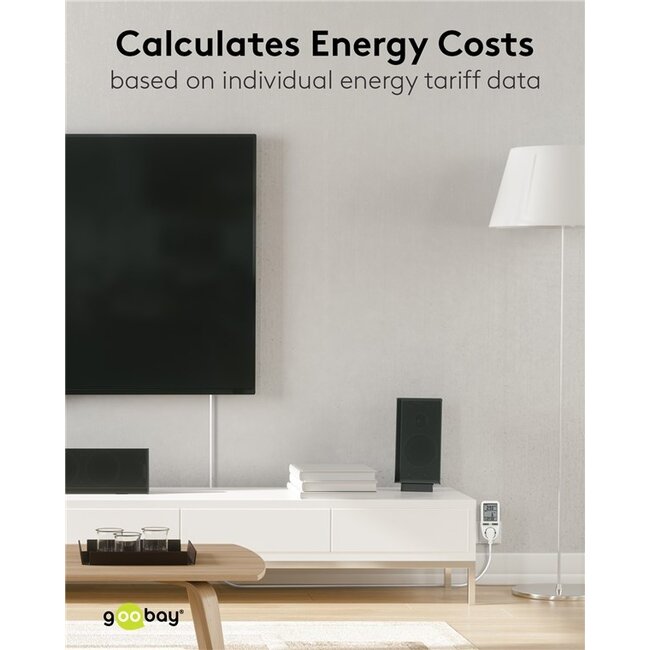 Goobay energieverbruiksmeter | uitgebreid