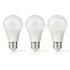Nedis LED-lamp set | 3 stuks | warm wit | E27 | A60 | 4,9W