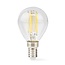 Nedis LED-filamentlamp | warm wit | dimbaar | E14 | G45 | 4,5W