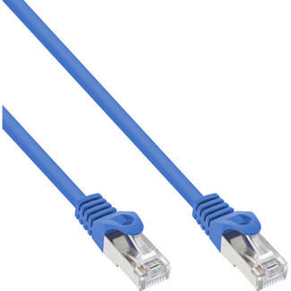 InLine® InLine® Patchkabel, F/UTP, Cat.5e, blauw, 1m