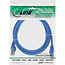 InLine® Patchkabel, F/UTP, Cat.5e, blauw, 1m