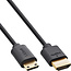 InLine® Slim Ultra High Speed HDMI kabel, 8K4K, A male / C male (mini), 0,3m