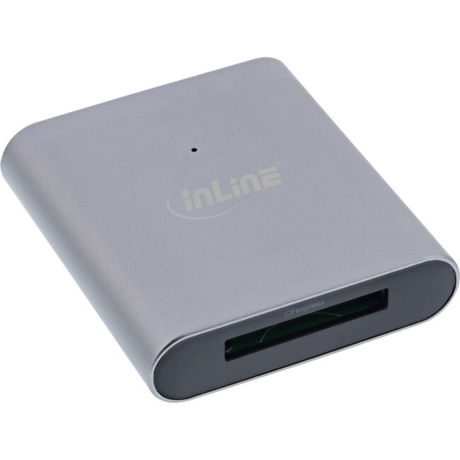 InLine® kaartlezer USB 3.2 Gen.2 USB-C of USB-A, voor CFexpress Type-B kaarten