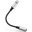 InLine® Lightning Audio-adapter MFi gecertificeerd 0,1m