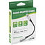InLine® Lightning Audio-adapter MFi gecertificeerd 0,1m