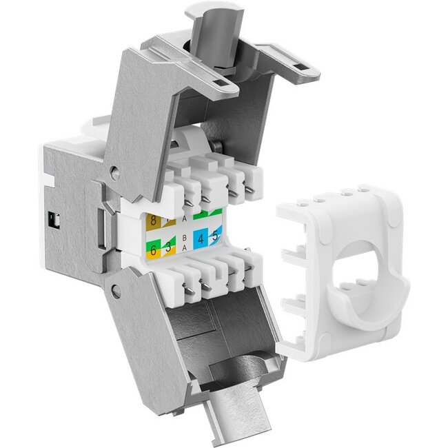 Goobay Keystone Module RJ45 CAT 6A, STP, Slim