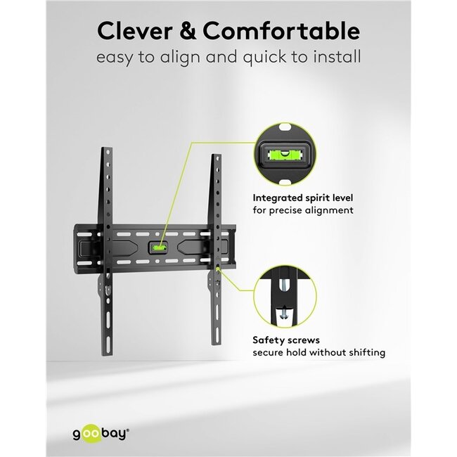 Goobay TV Wall Mount FIXED (L)