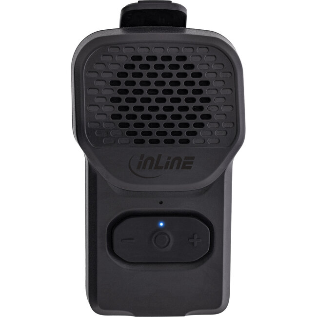 InLine® ClipTone, draagbare Bluetooth-luidspreker met clip en handsfree-functie