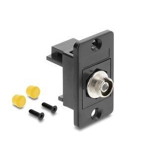 DeLOCK Delock Panel Mount FC Simplex female to female black