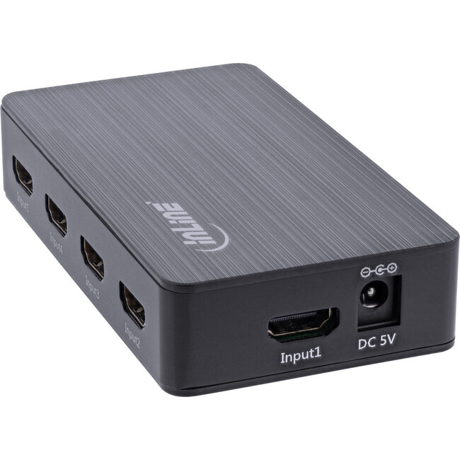 InLine® HDMI 5-Poorts switch, 4K2K@60Hz, HDCP 2.2
