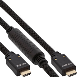 InLine® InLine® HDMI actieve kabel, HDMI High Speed met Ethernet, 4K2K, male / male, 25m