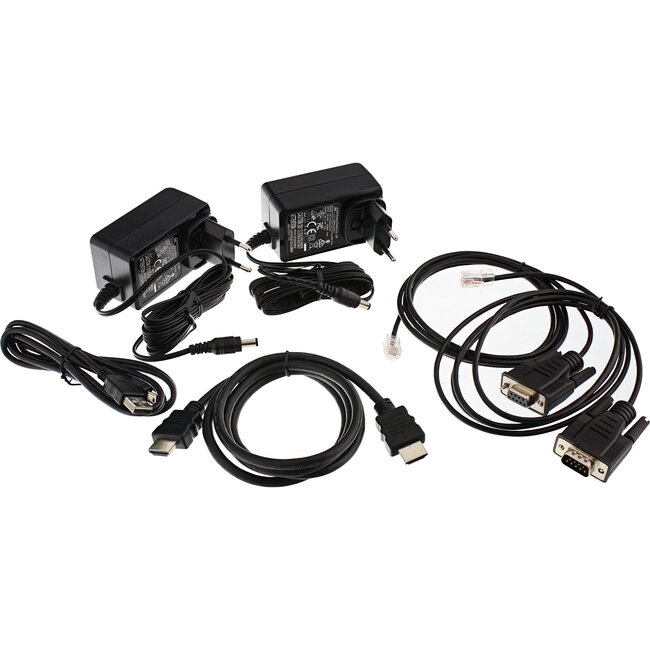 InLine® HDMI USB KVM Extender, uitbreiding via UTP, 4K tot 100m