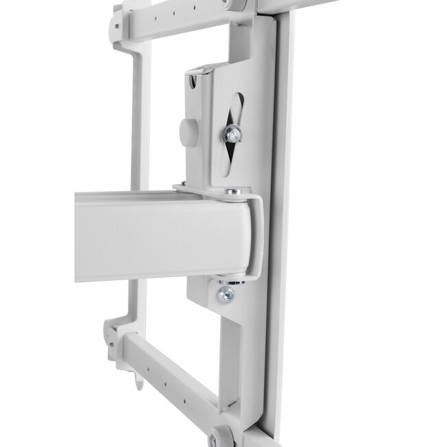 InLine® Premium aluminium muurbeugel, voor flatscreen-tv (37-80"), wit