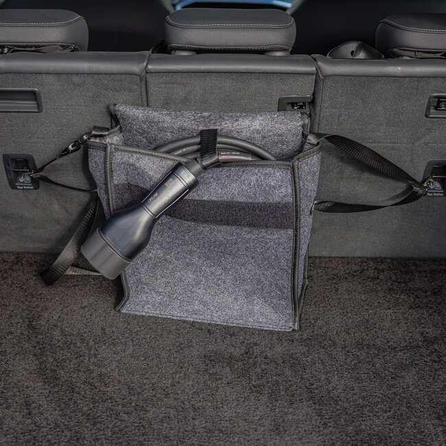 InLine® Opbergtas voor EV autolaadkabel, tot 7,5m, grijs