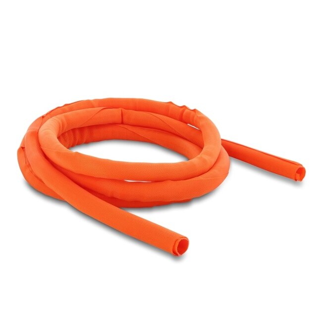 Delock Cable Protection Sleeve self-closing 2 m x 19 mm orange