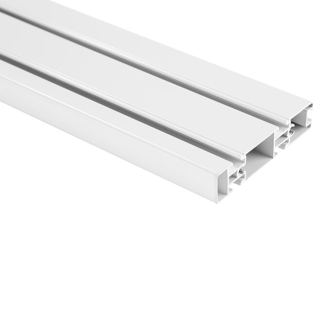 InLine® Slatwall Panel aluminium, voor wandmontage, wit, 1,2m