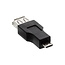 InLine® Micro-USB OTG-adapter, Micro-B male naar USB A female