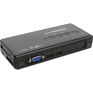 InLine® InLine® 4-Poorts KVM Switch, VGA, USB