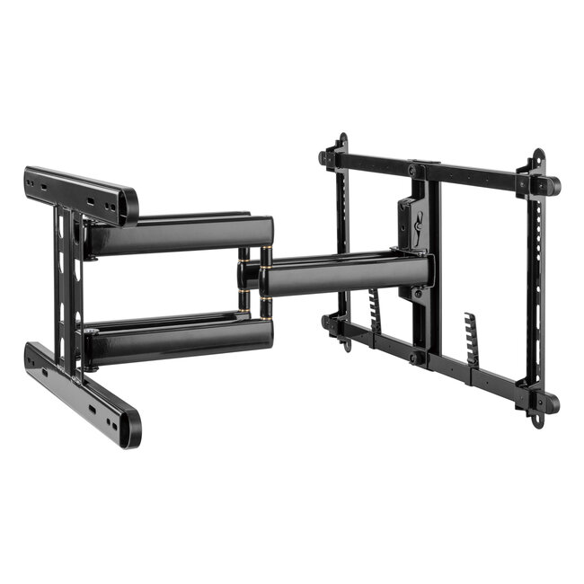 InLine® Premium aluminium muurbeugel, voor flatscreen-tv (37-80"), zwart