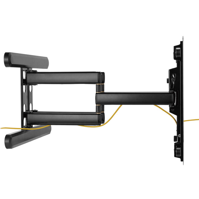 InLine® Premium aluminium muurbeugel, voor flatscreen-tv (37-80"), zwart