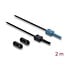Delock Fibre Optic Plastic POF Cable HFBR 4531-4533Z Simplex male to Simplex male 2 m